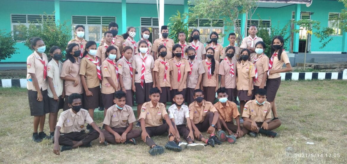 Absen Selama Covid-19, Latihan Gudep 143-144 SMAN 9 Kupang Mulai Diaktifkan