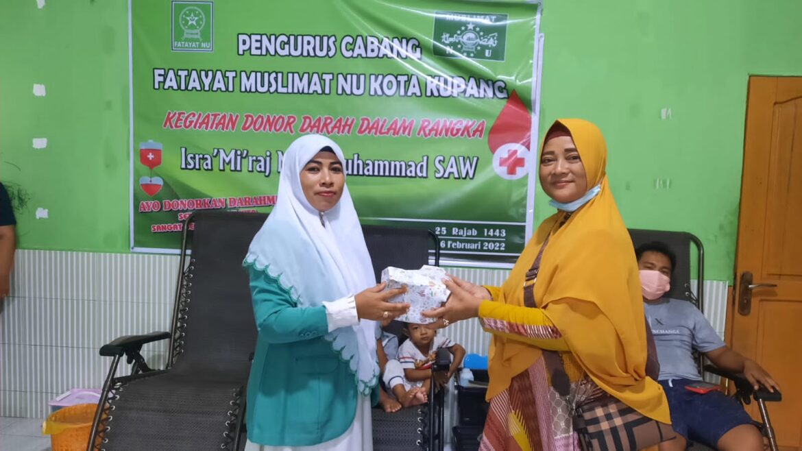 PC Fatayat Kupang Gandeng PMI NTT Gelar Aksi Sosial Donor Darah