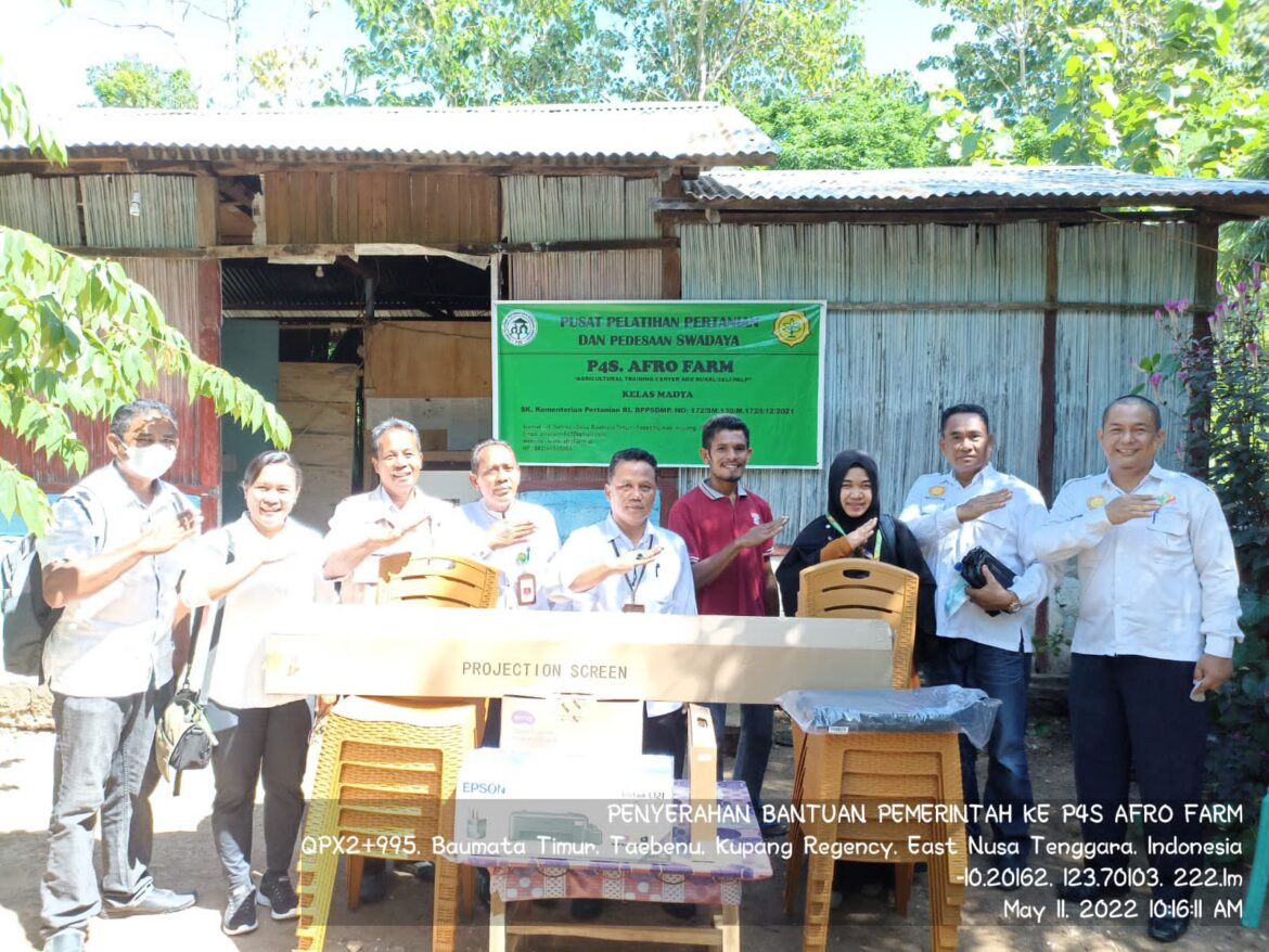 P4S Afro Farm NTT Terima Bantuan Sarpras Dari Kementan