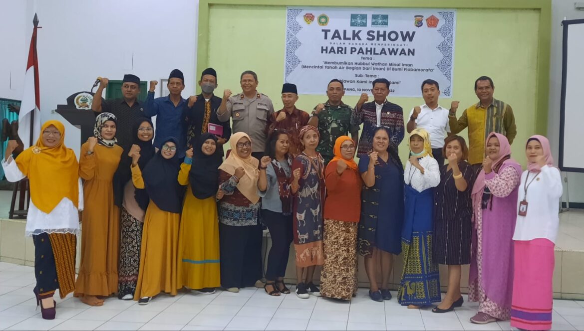 Sambut Hari Pahlawan Lakpesdam PWNU NTT Gelar Talk Show ” Cinta Tanah Air Bagian Dari Iman”