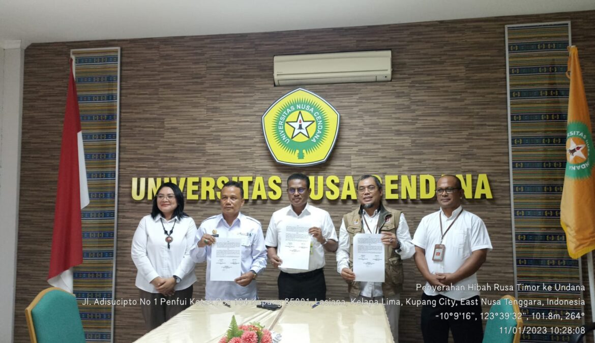 Dukung Giat Pembelajaran di Undana, BBPP Kupang Hibahkan Sejumlah Satwa Rusa Timor