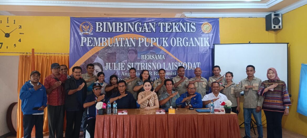 Kementan bersama Komisi IV DPR RI Gencarkan Penerapan Genta Organik di Lembata