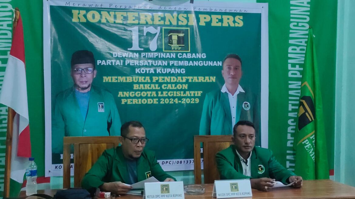 DPC PPP Kota Kupang Buka Pendaftaran Bacaleg Tanpa Sekat