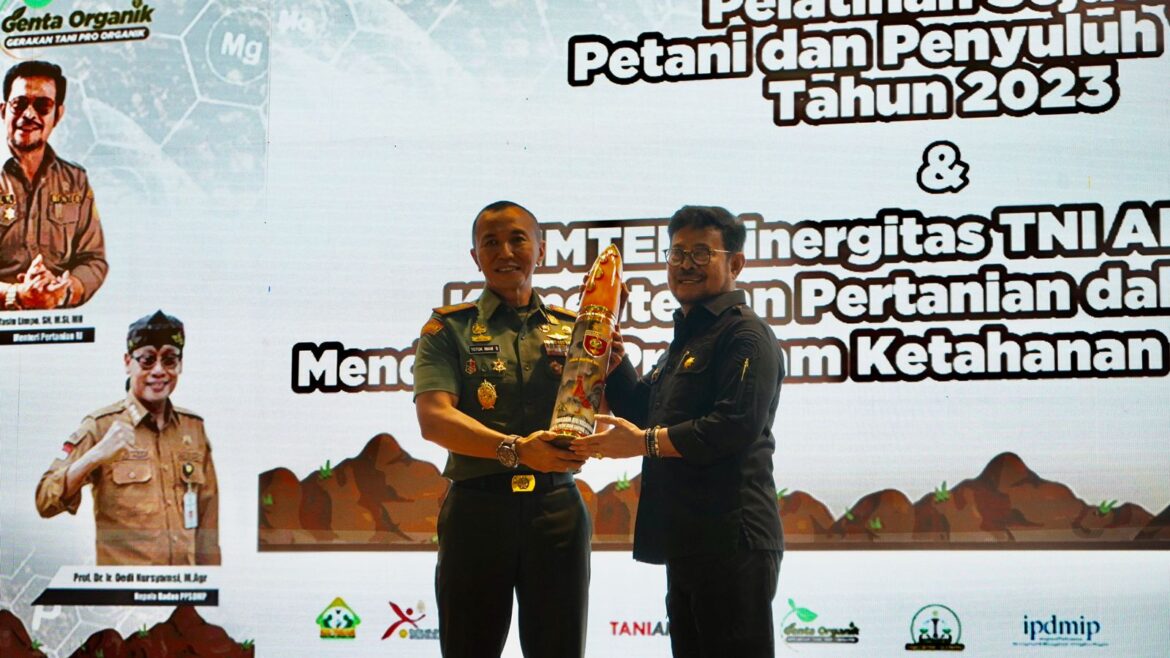 Kementan Gaungkan Genta Organik, TNI-AD Siap Jadi Pelaku Pembangunan Pertanian