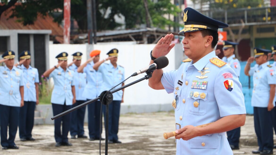 Danlanud El Tari Pimpin Ziarah Di TMP Dharma Loka Kota Kupang