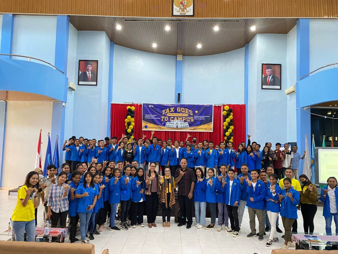 Kenalkan Pajak ke Mahasiswa KPP Pratama Kupang Gelar Tax Goes To Campus