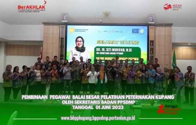 Maksimalkan Kinerja Personil Sekretaris BPPSDMP Kementan Berikan Pembinaan Pegawai