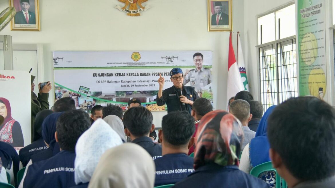 Kunjungi BPP Jalaksana, Kementan Ajak Petani Tingkatkan Produktivitas Lewat Smart Farming