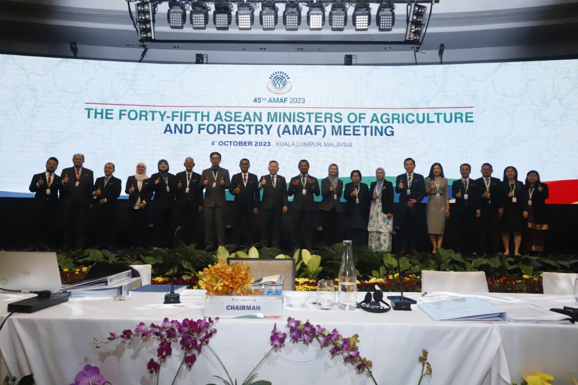 Rangkaian Pertemuan ASEAN Ministers on Agriculture and Forestry (AMAF) ke-45