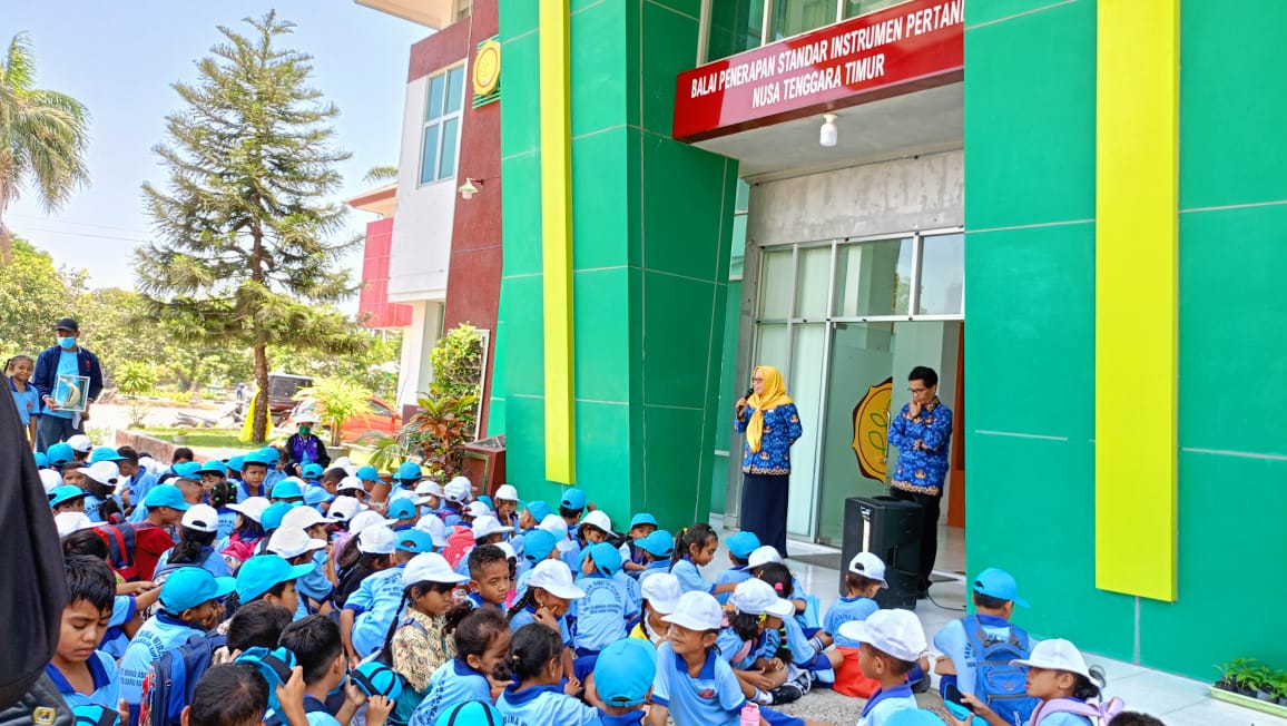 Ratusan Siswa SDK Sta. Maria Assumpta Sambangi BPSIP NTT