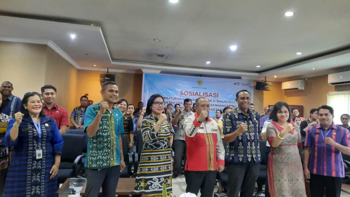 Pemkot Kupang Sosialisasi Peraturan Wali Kota Kupang Nomor 21 Tahun 2023