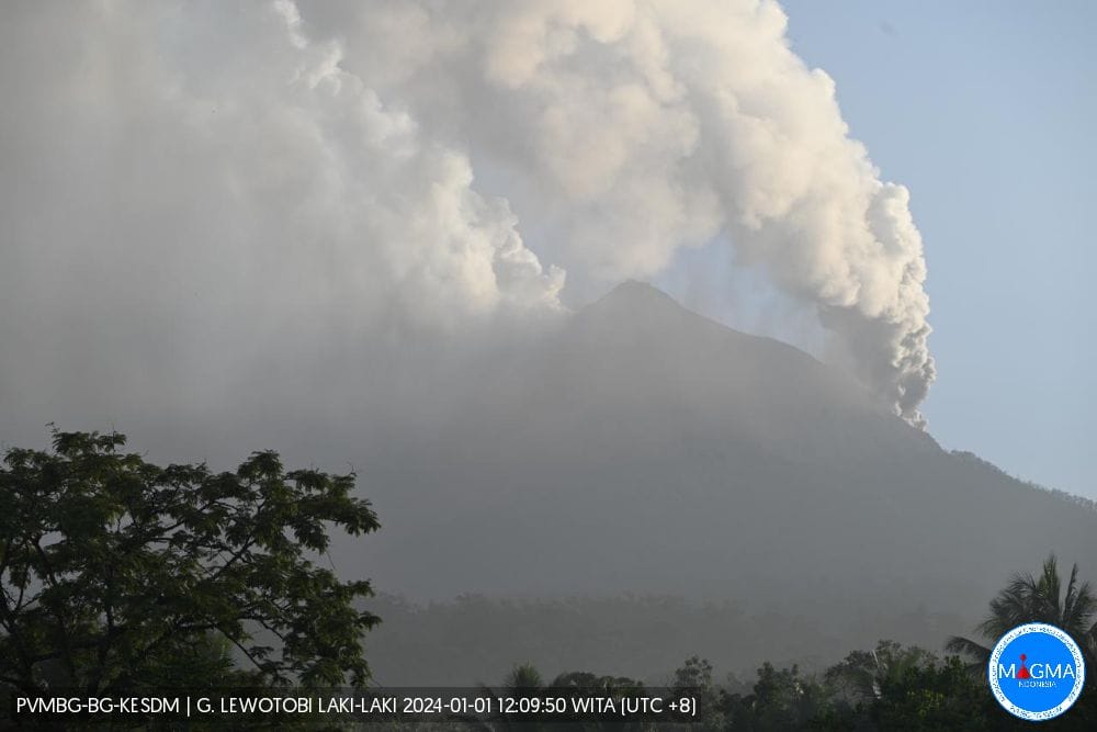 Status Gunungapi Lewotobi Laki-Laki Naik Level III, BPBD Flores Timur Lakukan Penanganan Darurat