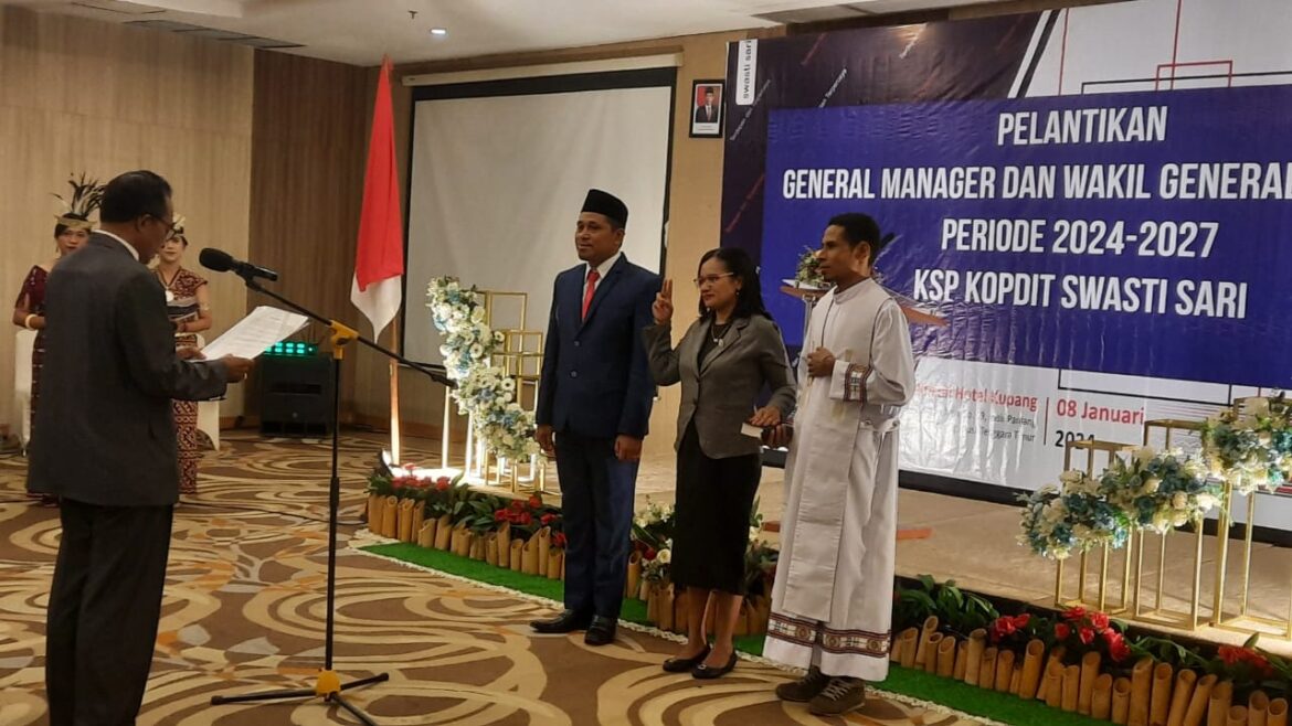 Kursi GM KSP Kopdit Swasti Sari Periode 2024-2027 Ditempati Imelda Anin, S.AB