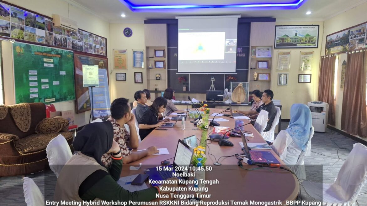 BBPP Kementan Laksanakan Kick Off Meeting Bersama Tim Perumus RSKKNI Inseminasi Buatan pada Ternak Lokal NTT