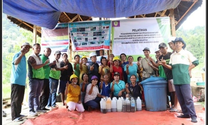 Pemdes Golo Pua di Mabar Gandeng Pihak Ketiga Terapkan Sistem Irigasi Tetes