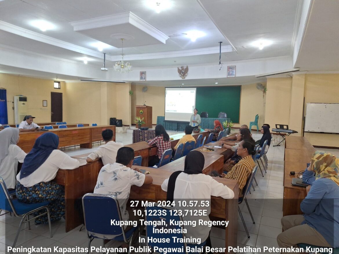 BBPP Kementan Gelar In House Training Peningkatan Kapasitas Petugas Administrasi