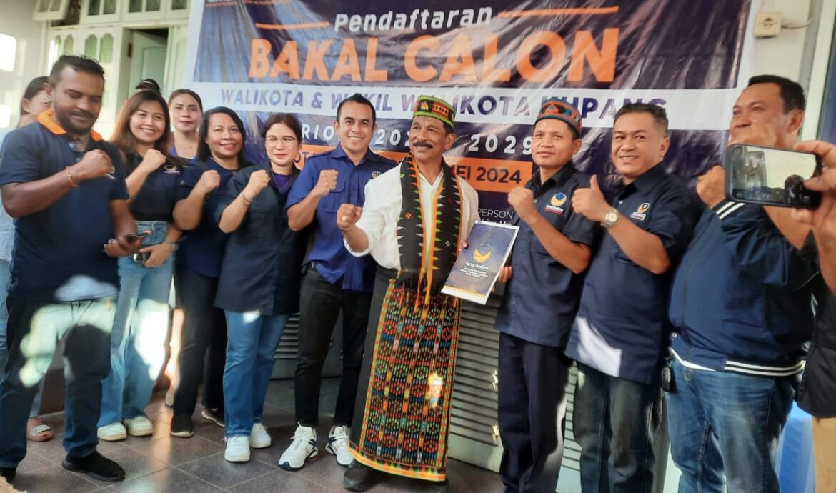 Bacalon Wali Kota Kupang George Hadjoh Safari Politik ke NasDem