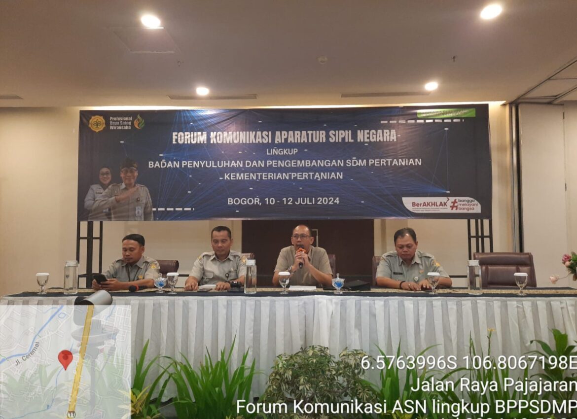 Tingkatkan Layanan Kepegawaian, BPPSDMP Kementan Laksanakan Forum Komunikasi ASN