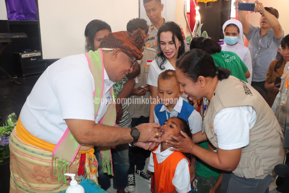 Pekan PIN Polio di Kota Kupang Dimulai, Pemkot Target 95 Persen Anak Diimunisasi