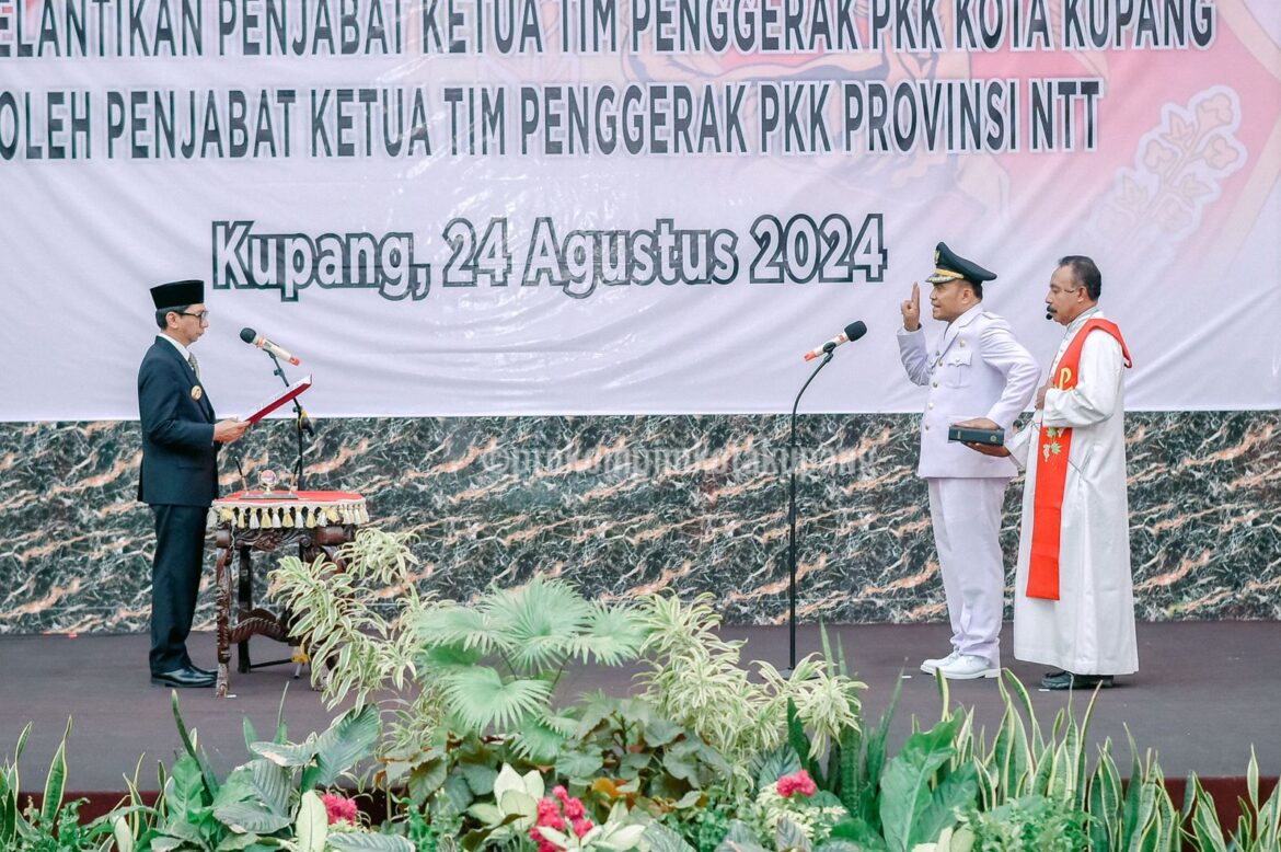 Linus Lusi Dilantik Jadi Penjabat Wali Kota Kupang, Ini Pesan Pj. Gubernur NTT