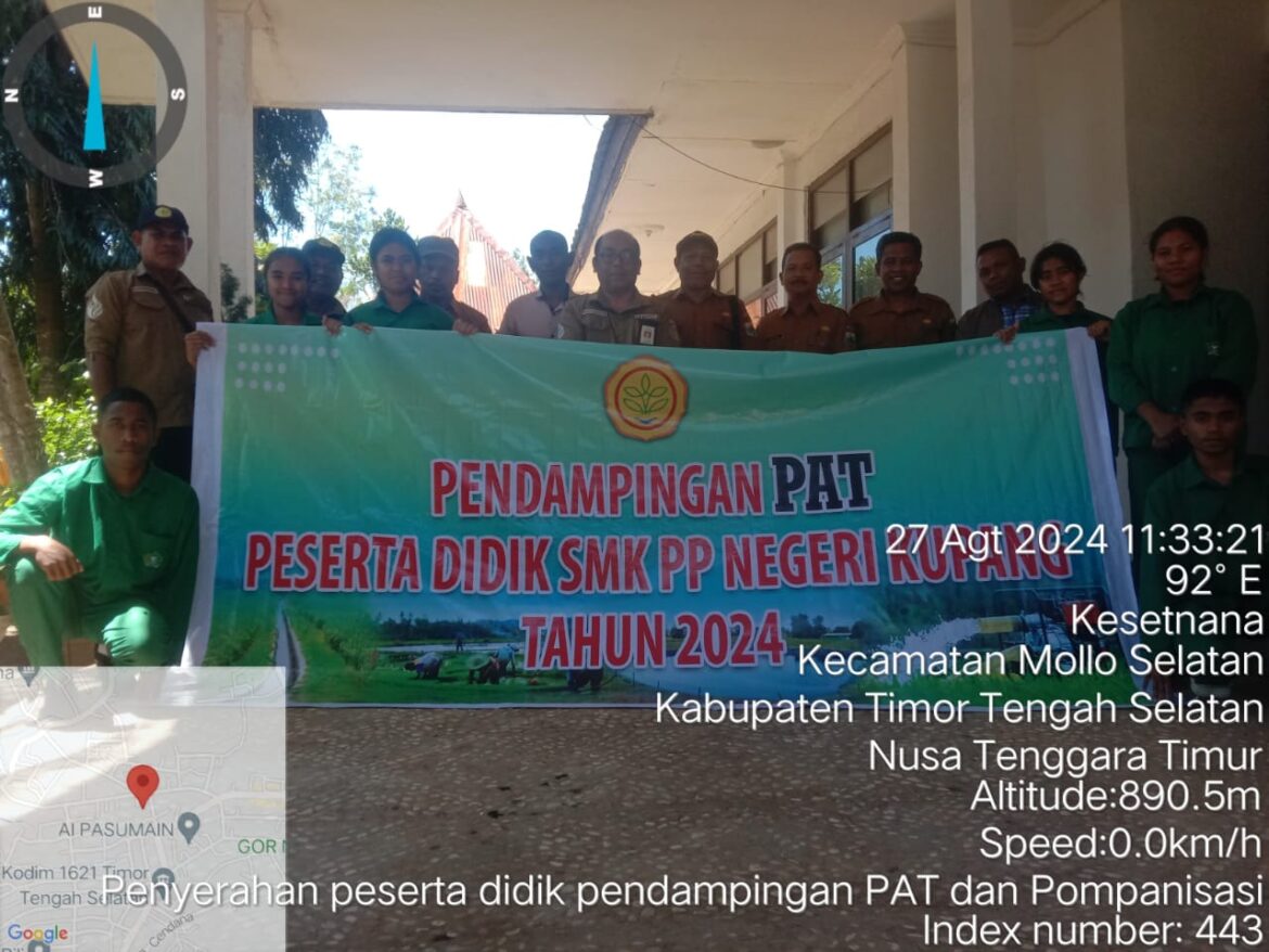 Sukseskan Program PAT, SMKPP Kementan Dampingi Petani Kabupaten Timor Tengah Selatan