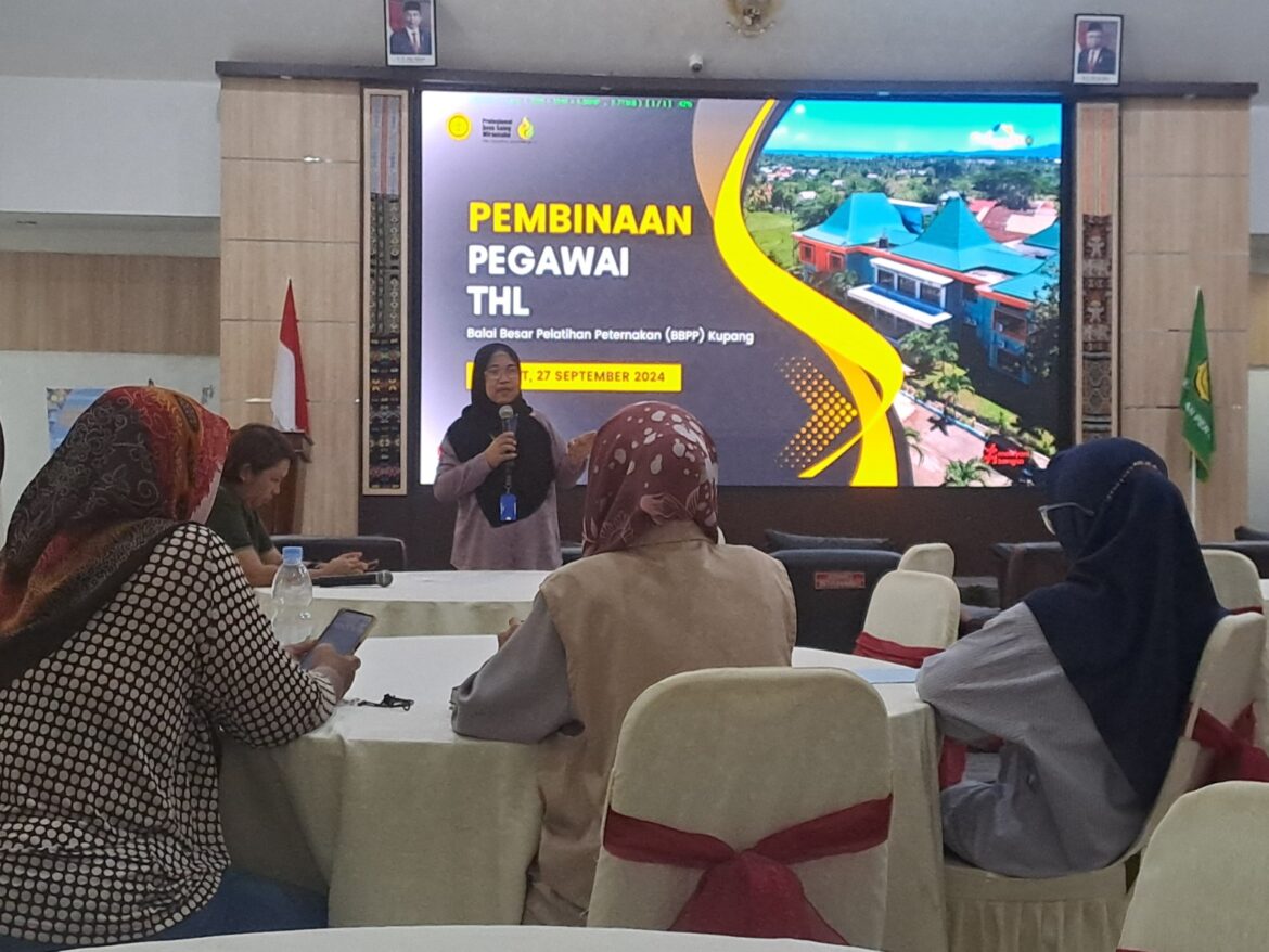 Songsong Seleksi PPPK BBPP Kementan Laksanakan Pembinaan Pegawai THL