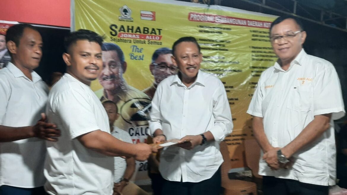 Tokoh Masyarakat Kelurahan TDM Plesetkan Arti Kata SAHABAT dari Paket Jonas-Alo